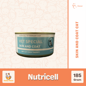 Makanan (Kaleng) – Nutricell Skin and Coat Cat 185 gr